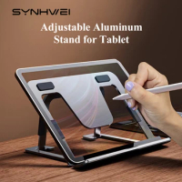 Adjustable Aluminum Tablet Stand Folding Tablet Desktop Holder Phone Bracket Laptop Support For Macbook iPad Xiaomi Samsung HP