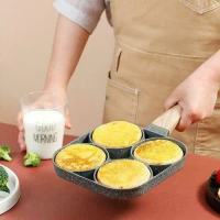 Terbaik Wajan Panci Cetakan Kue Telur Ceplok Dadar 4 In 1 Omelette Pan Mini CS Terimakasih