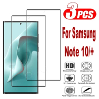 3Pcs Tempered Glass For Samsung Galaxy Note 10 Plus + Note 20 Ultra 3D Curved Screen Protector Glass Film