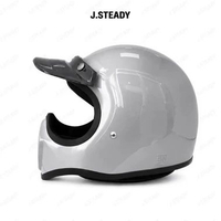 J.Steady JS Helm Cakil Solid BIG SIZE FIT TO XL FREE PET/TOPI - HELM SNI Original Terlaris PET HITAM