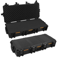 Tactical Storm Safety Case Rifle Hard Case Gun Case Waterproof Tool Box With Wheels Pre-cut Foam Suitcase Airsoft Long Weapons