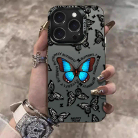 เคส iPhone, เคสผีเสื้อขั้นสูง, เคสซิลิโคน, กันกระแทก, เคสป้องกัน, สไตล์วินเทจ, เข้ากันได้กับ iPhone 