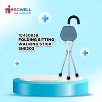 Sowell Walking Stick Tongkat Jalan Lipat Tempat Duduk She203