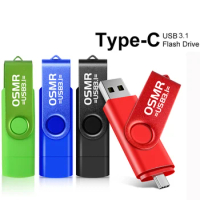 2 in 1 OTG USB Type C Flash Pen Drive for Phone PC memory stick Usb 3.1 flash Disk 64GB 128GB 32G Type C Pendrive