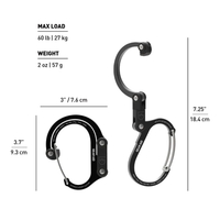 【【蘋果戶外】】Gear Aid 【Gear Aid】美國 Heroclip 多功能扣環掛勾 210014 L 210013 M McNETT
