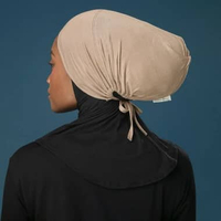 Lozy Hijab - Inner Hijab Series Lozy x Bianca (New Colors Bandana, Tali Belakang, Ninja Neck Ciput V