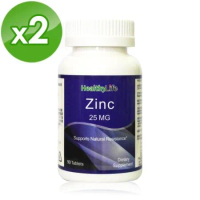 Healthy Life加力活葡萄糖酸鋅錠(90顆*2瓶)Zinc Gluconate