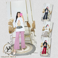 Setcel cutbray kaos combat 3D Azkayra collection Baju Wanita Dewasa Setelan Katun