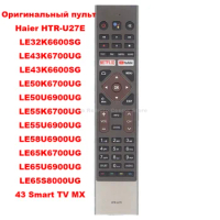 Original VOICE Remote Control HTR-U27E For Haier SmartTV LE32K6600SG LE43K6700UG LE50K6700UG LE50U6900UG LE55K6700UG LE65S8000UG