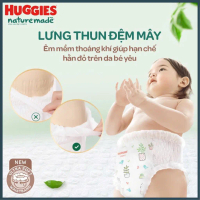 quần bỉm Bỉm/ Tã Huggies Nature Made size M/L/XL/XXL EC cho bé - tieubao