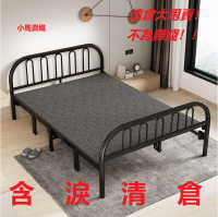 【可開發票】床架 床 家用鐵架床 帶床墊 出租屋簡易床 硬板床 辦公室午休床 單人床 雙人床