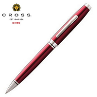 CROSS 高雲系列 紅琺瑯白夾 原子筆 AT0662-10