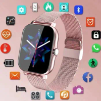 LIGE 2024 New Smart Watch Women Fashion Bluetooth Call Watch Fitness Tracker Waterproof Sport Ladies Smartwatch For Android IOS