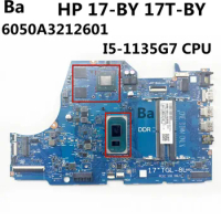 For HP 17-BY 17T-BY 6050A3212601 Motherbaord Motherbaord CPU I5-1135G7 GPU N17S-G5-A1