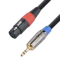 CAMVATE 3-Pin XLR Female To 3.5mm Male Cable For Red Sony C2383