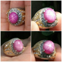 Cincin Titanium Batu Akik American Star/American 6 Rays Star
