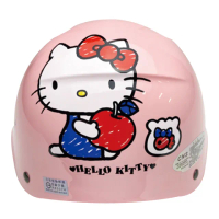 【S-MAO】正版卡通授權 蘋果Kitty 兒童安全帽 雪帽(安全帽│機車│鏡片│三麗鷗│凱蒂貓│GOGORO E1)
