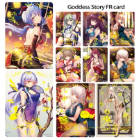 Goddess Story Luo Tianyi Cartoon FR Anime characters Bronzing collection Game cards Christmas Birthday gifts Children's toys