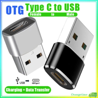 【Fast Delivery】USB to Type C Female OTG Adapter Mini Portable Type C to USB Male Converter High Speed Charging Data Transfer OTG