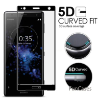 5D Full Curved Tempered Glass For Sony XA2 XA XA1 Ultra XZ2 Compact 3D Screen Protector For Xperia XZ XZP XZS XC XZ1 XZC XZ3