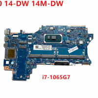100% Working For HP X360 14-DW 14M-DW Used Motherboard L96513-001 L96513-601 With i7-1065G7 CPU 6050A3156701-MB DDR4