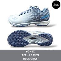 SEPATU BADMINTON YONEX SHB AERUS Z MEN BLUE GRAY 100%ORI