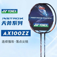 YONEX Badminton Racket ASTROX 100ZZ Carbon Offensive Professional Yonex Ax100zz Badminton Racket With Line