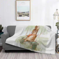 Beatrix Potter New Selling Custom Print Flannel Soft Blanket Beatrix Potter Children Book Characters