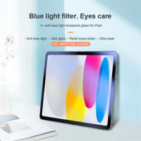 For Apple iPad 10.9 2022 Nillkin Eyes Care V+ Anti Blue Light Tempered Glass Screen Protector
