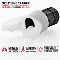 Breathing Trainer Exercise Lung Trainer Silicone Mouthpiece Exercise Training Equipment for Household Healthy Care Accessories