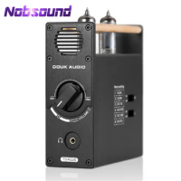 Nobsound T3 Plus Mini Vacuum Tube Preamp MM / MC Phono Stage for Turntables Pre-Amplifier Desktop Headphone Amp