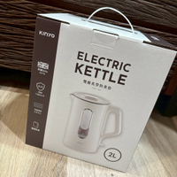 〖KINYO〗快煮壺 電熱壺 熱水壺 2L 雙層美型 煮水壺 電茶壺 ITHP-182 廚房家電