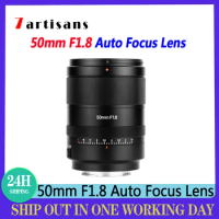 7artisans 50mm F1.8 Camera Lens STM Auto Focus Full Frame Large Aperture Lens For Sony E Nikon Z Series Mount Cameras