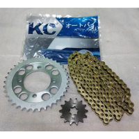 GEAR SET RX KING 428 14T - 37T PLUS RANTAI GOLD 428 - 110L GIR SET RX KING KC MODEL SSS