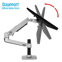 Desktop Mechanical Spring Full Motion 17-32inch Monitor Holder Mount Arm High Quality Aluminum Monitor Support Max.Loading 10kgs