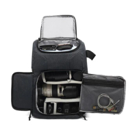 Waterproof Camera Bag Photo Cameras Backpack For Canon Nikon Sony Xiaomi Laptop DSLR Portable Travel Tripod Lens Pouch Video Bag