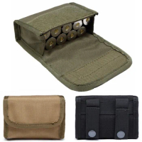 Hot Sale 10 Rounds 12 Gauge Shotshell Cartridge Bag Pouch Shotgun Bullet Pack For XM1014 M870 M1887 12GA Molle Pouch Accessories