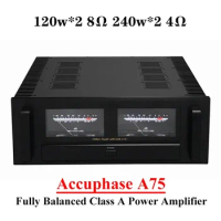 240w*2 Replica Accuphase A75 Fully Balanced Class A Power Amplifier 4-channel High Power BTL 2-channel Stereo Amplifier Audio