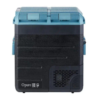 贈變壓器 Opure 臻淨 60L【 LG】-R60 雙槽雙溫控車/ 家兩用露營冰箱 採用LG DC直流壓縮機