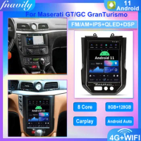 Latest Android 11 Tesla Style 10.5" Car Radio GPS Navigation For Maserati GT/GC GranTurismo 2007-2017 Auto Carplay