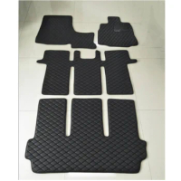 Custom special car floor mats + one trunk mat for Nissan Elgrand E52 7 8 seats 2019-2010 waterproof rugs carpets
