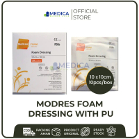 Modres Foam Dressing with PU 10cm x 10cm (Perawatan Luka)