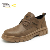 Camel Active Men's Shoes Luxury Male Sneakers Leather Sports Running Shoes Trend Business Casual Shoes for Men 2023 Autumn New