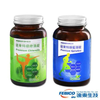 遠東生技 特級藍藻500mgx150錠+ 特級綠藻500mgx150錠(2瓶組 )