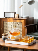 下午茶茶具套裝養生花茶壺蠟燭煮茶燭臺可加熱酒店花草水果泡茶壺