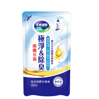 南僑 水晶肥皂洗衣精極淨除臭補充包800g(藍)X1包