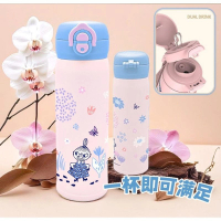  姆明一族|兩段開合式吸管保溫杯|小美 