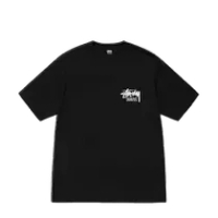 STUSSY STOCK TAIWAN TEE BLACK