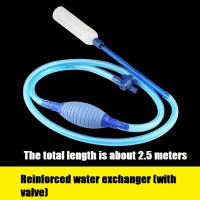 A Great  Fish tank water exchanger Siphon pump Aquarium cleaning Cleaning tools, water pump pipe cha