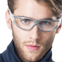 Kaca Mata Sunglasses 3M Kacamata Safety Goggles Anti Fog Dust - 11394 - Transparent Viral Terlaris